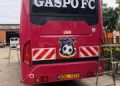 KWPL based Gaspo Women Fc team bus.